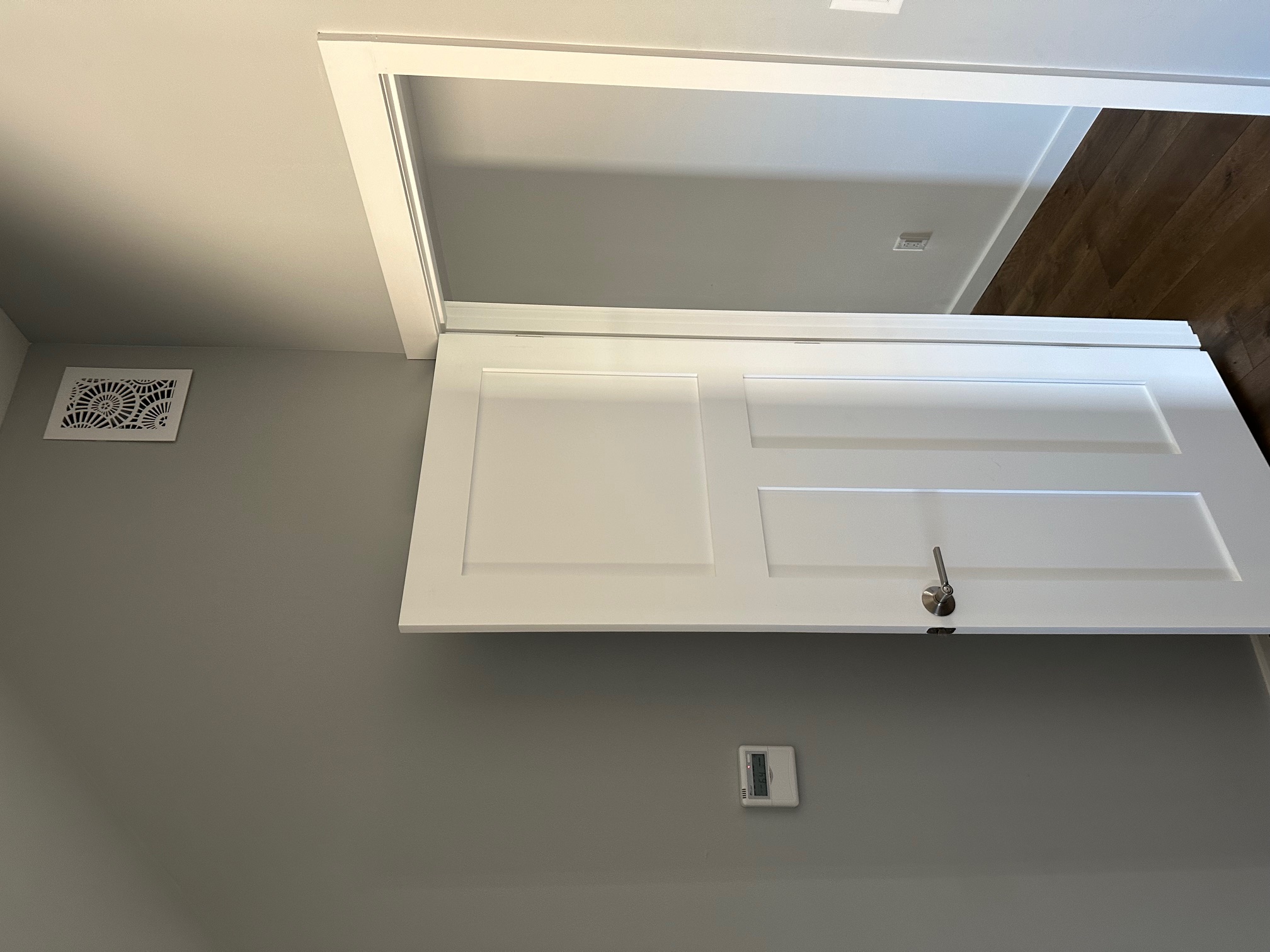 No ductwork by design — six zones across the house