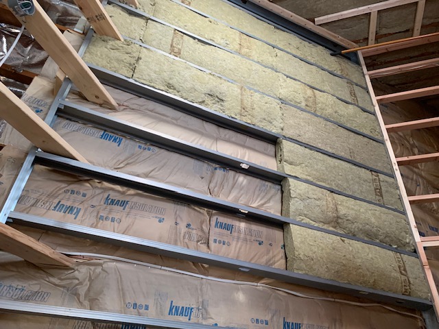 Upper floor, vaulted and insulated